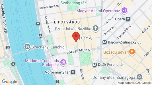 Apartments for rent i Budapest Belváros-Lipótváros - kort over placeringen