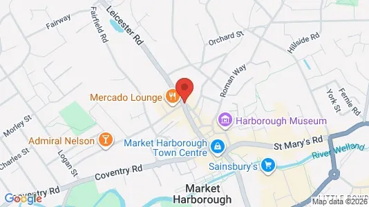 Apartments for rent i Market Harborough - Leicestershire / Rutland - kort over placeringen