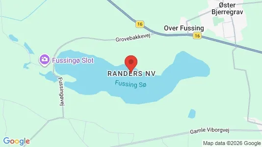 Apartments for rent i Randers NV - kort over placeringen
