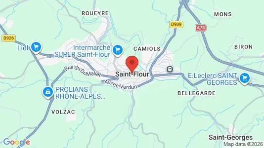 Houses for rent in Saint-Flour - Photo from Google Street View