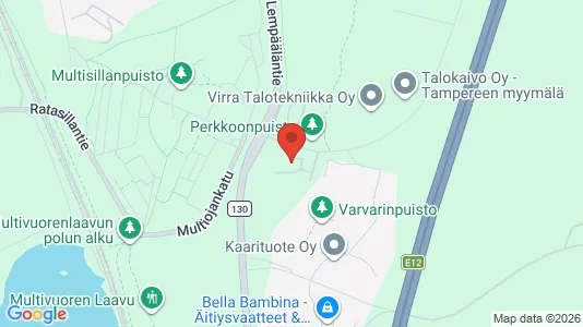 Apartments for rent i Tampere Eteläinen - kort over placeringen
