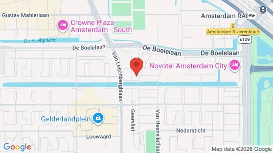 Apartments for rent i Amsterdam Zuideramstel - kort over placeringen