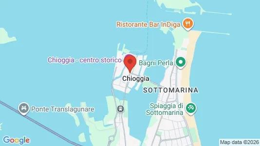 Apartments for rent i Chioggia - kort over placeringen