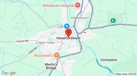 Houses for rent in Haverfordwest - Dyfed - Photo from Google Street View