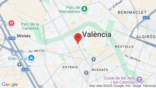 Rooms for rent in Valencia Extramurs - Photo from Google Street View