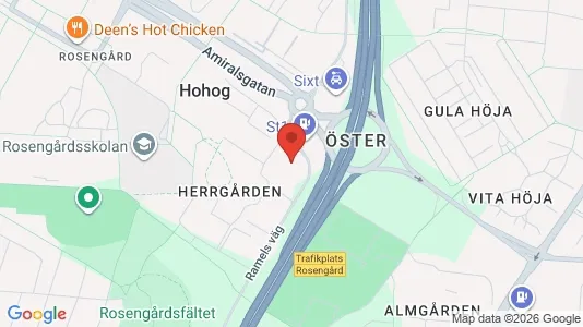 Apartments for rent i Rosengård - kort over placeringen