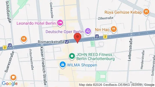 Apartments for rent i Berlin Charlottenburg-Wilmersdorf - kort over placeringen