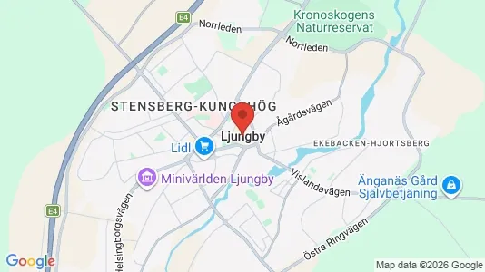Apartments for rent i Ljungby - kort over placeringen