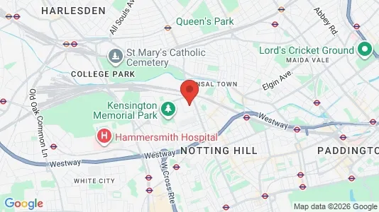Apartments for rent i London W10 - kort over placeringen