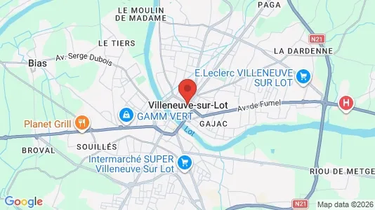 Houses for rent in Villeneuve-sur-Lot - Photo from Google Street View