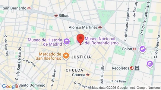 Apartments for rent i Madrid Centro - kort over placeringen