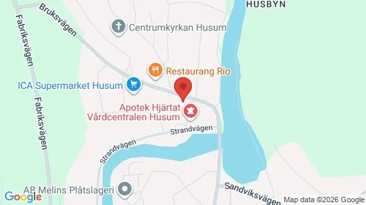 Apartments for rent i Örnsköldsvik - kort over placeringen