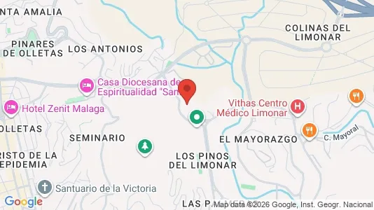 Apartments for rent i Málaga - kort over placeringen