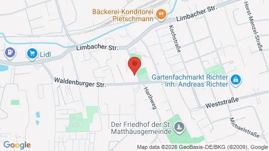 Apartments for rent i Chemnitz - kort over placeringen