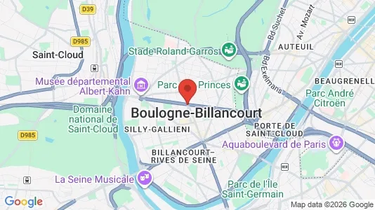 Rooms for rent in Boulogne-Billancourt - Photo from Google Street View