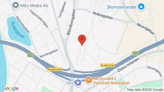 Apartments for rent i Karlstad - kort over placeringen