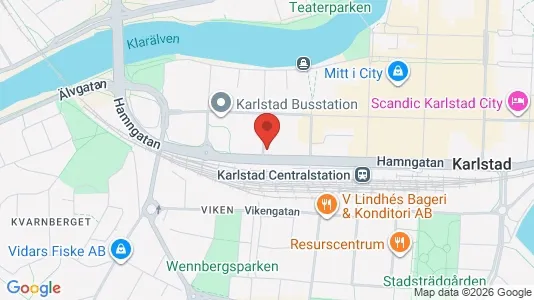 Apartments for rent i Karlstad - kort over placeringen