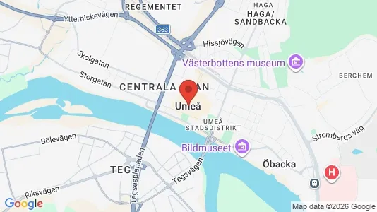 Rooms for rent in Umeå - Photo from Google Street View