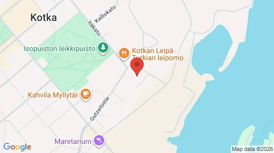 Apartments for rent i Kotka - kort over placeringen