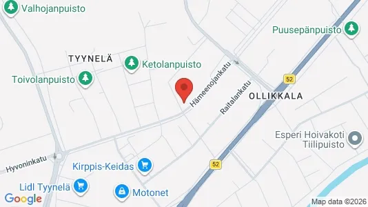 Apartments for rent i Salo - kort over placeringen