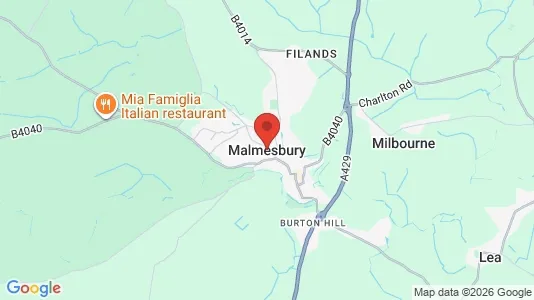Houses for rent i Malmesbury - Wiltshire - kort over placeringen
