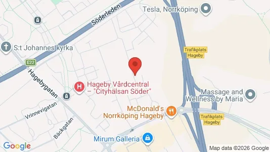 Apartments for rent i Norrköping - kort over placeringen