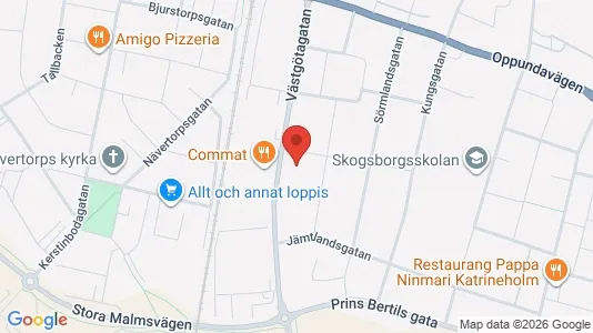 Apartments for rent i Katrineholm - kort over placeringen