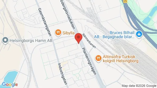 Apartments for rent i Helsingborg - kort over placeringen