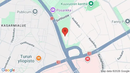 Apartments for rent i Turku - kort over placeringen