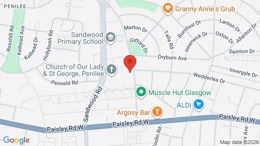 Apartments for rent i Glasgow - Lanarkshire - kort over placeringen