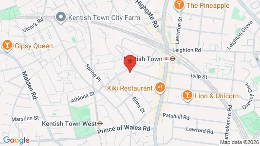 Apartments for rent i London NW5 - kort over placeringen