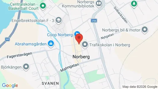 Apartments for rent i Norberg - kort over placeringen
