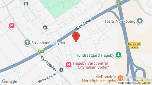 Apartments for rent i Norrköping - kort over placeringen