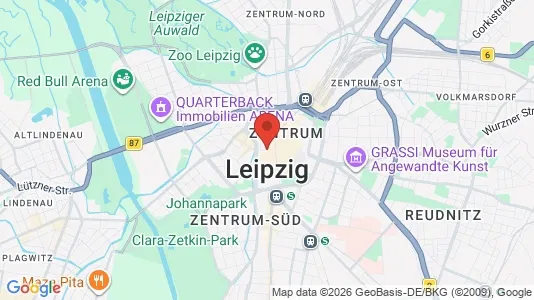 Houses for rent i Leipzig - kort over placeringen