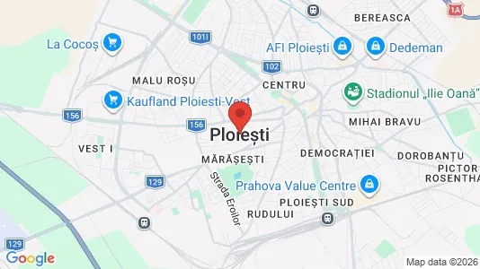 Apartments for rent i Ploieşti - kort over placeringen