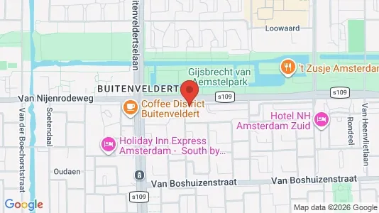 Apartments for rent i Amsterdam Zuideramstel - kort over placeringen