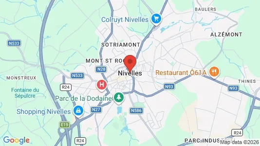 Apartments for rent in Nijvel - Photo from Google Street View