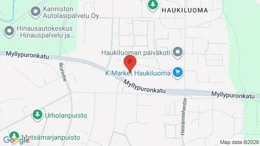 Apartments for rent i Tampere Keskinen - kort over placeringen