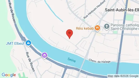 Apartments for rent i Rouen - kort over placeringen