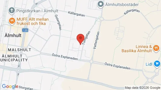 Apartments for rent in Älmhult - Photo from Google Street View