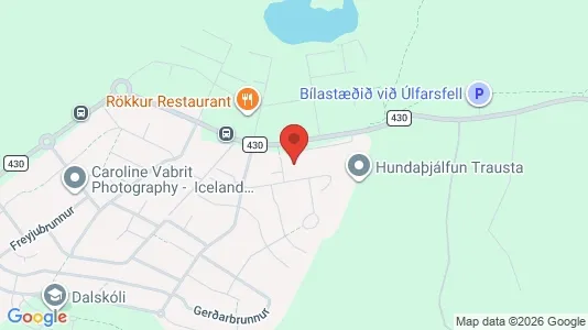 Apartments for rent i Reykjavík Grafarholt - kort over placeringen
