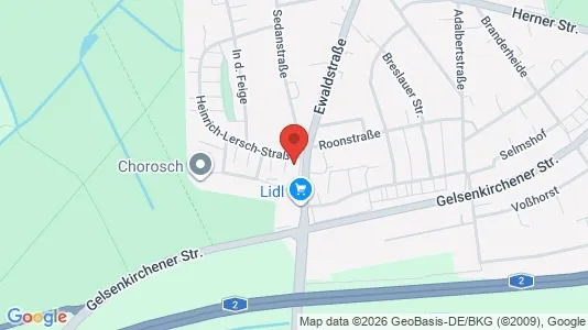Apartments for rent i Recklinghausen - kort over placeringen