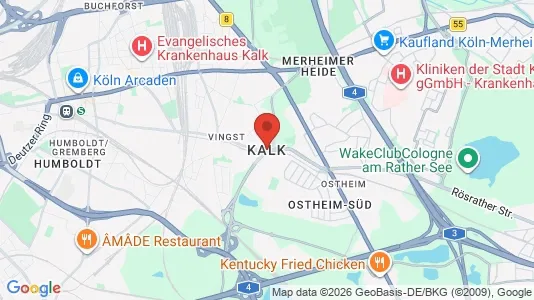 Apartments for rent in Cologne Kalk - Photo from Google Street View