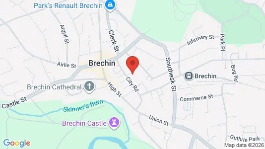 Apartments for rent i Brechin - Angus - kort over placeringen