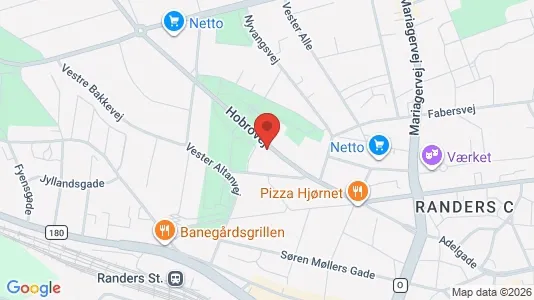 Apartments for rent i Randers C - kort over placeringen