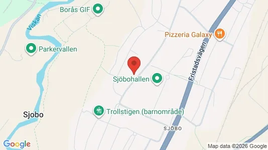 Apartments for rent i Borås - kort over placeringen