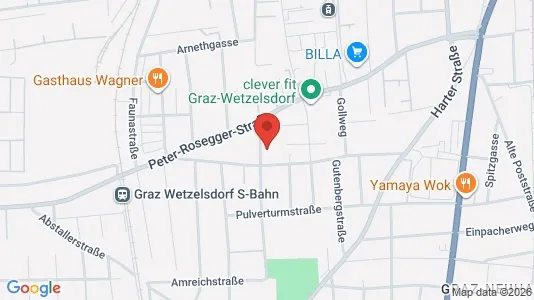 Apartments for rent i Graz - kort over placeringen
