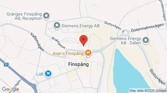 Apartments for rent i Finspång - kort over placeringen
