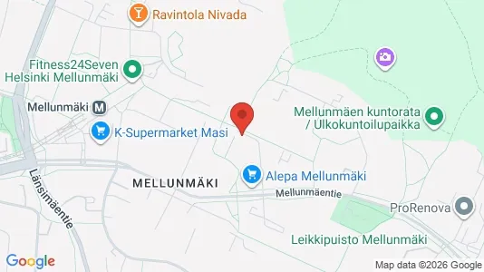 Apartments for rent i Helsinki Itäinen - kort over placeringen