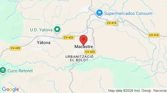 Houses for rent i Macastre - kort over placeringen